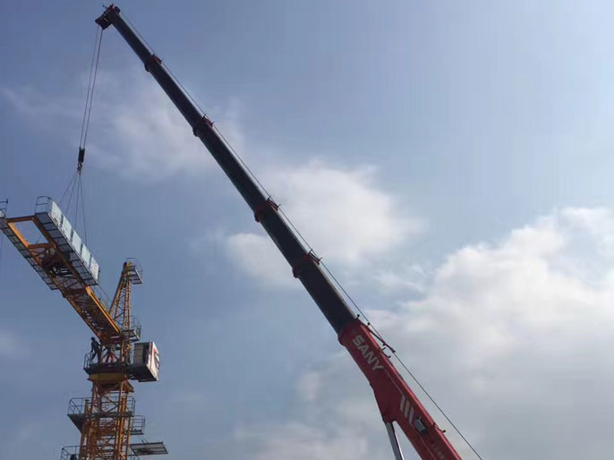  惠州西湖装塔吊